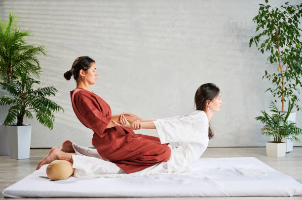 Midtown Manhattan Thai massage at Union Spa NYC, combining traditional techniques for full-body relief